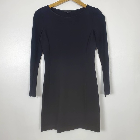 Theory NWT Kalion black mini dress small - Picture 1 of 7